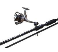 CARSON - Kit Canna da Pesca Spinning in Carbonio PJDM 860, Mulinello ProCAST3000 con Filo, Lunghezza Canna 2.10m o 2.40m, Impugnatura Ergonomica ed Anelli in Alconite, Pesca d'Acqua Dolce e Salata