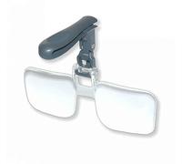 Carson Lente di Ingrandimento per Visiera Cappelli 2,25x - Lente Ribaltabile con Clip per Applicazione Facile su Cappelli, Grigio (VM-14)