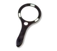 Carson Lumé Series 2.5x lente d'ingrandimento asferica portatile, luci COB LED e lente spot 7x con due livelli di luminosità (AS-90)