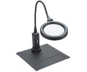 Carson MagniFlex Pro 2x Lente d'Ingrandimento LED con Base Magnetica CP-90EU