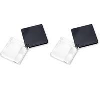 Carson Magniflip Plus flip-open lente d' ingrandimento con custodia protettiva integrata - nero (Confezione da 2)