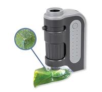 Carson MicroBrite Plus 60x-120x Microscopio Portatile con Luci a LED, Ideale per Studenti e Analisi di Laboratori , Mini Microscopio Portatile/Tascabile Ideale per Esperimenti di Scenza (MM-300)