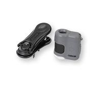 Carson MicroMini 20x Microscopio Tascabile, con Luce LED, UV e Clip per Digiscoping su Smartphone, Perfetto per Hobby, Studio ed Esplorazioni (MM-380)