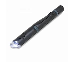 Carson MicroPen Penna Microscopio con Luce LED e Ingrandimento 24x-53x, Design Compatto e Portatile (MP-300)