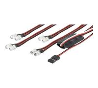 Carson Modellsport 500906240 Kit illuminazione Rosso, Bianco 4.4 - 6 V