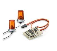 Carson Modellsport Rundumlicht 24x15mm Orange m.Elektr. (2)