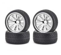 CARSON Set Di Cerchioni E Pneumatici 1:10 Buggy On-R. 4 Pz. / 500105200