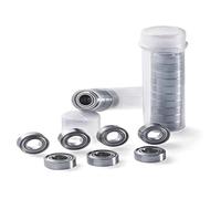 Carson Unitec 500904011 - Cuscinetti a Sfera, 6 x 12 x 4 mm, Confezione da 10 Pezzi