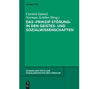 Carsten Gansel Das 'Prinzip Störung' in den Geistes- und Sozi (Copertina rigida)