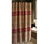 Carstens Adirondack-Tenda da Doccia, Poliestere, Nero, 72 Inches x 72 Inches