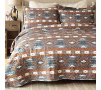 CARSTENS, INC. Set copripiumino, poliestere, Wrangler Checotah, Full/Queen