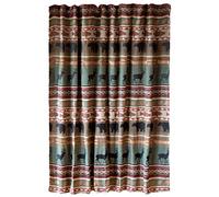 CARSTENS, INC. Tenda da doccia, verde, 183 x 182,9 cm (larghezza x lunghezza), confezione da 1
