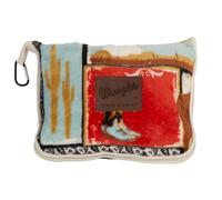 CARSTENS, INC. Wrangler, coperta da viaggio compatta 2 in 1, coperta per aereo/cuscino, stile vintage western