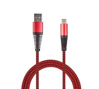 carstyling XXL 2GO USB Datacable USB-red/Typ C, 1 m