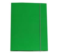 CART. GARDA - CG0032LBXXXAE03 - Cartella 3 lembi con elastico - A4 - dorso variabile - cartone plastificato - verde - Cartotecnica del Garda - 37533 - Conf. da 10 Pz. - CG0032LBXXXAE03