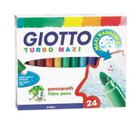 Cart One Giotto TURBOMAXI Scatola da 24 PENNARELLI Punta Grossa