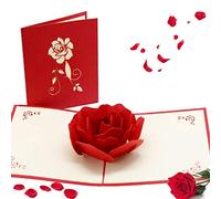 Carta 3D Pop-up d'Amore,Biglietto d'Auguri Matrimonio,Romantico Biglietti Natale,3D Carta Matrimonio Anniversario,Biglietto d'Auguri,Creativo d'auguri Carta per Nozze Anniversar (D)