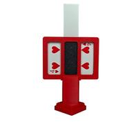 Carta a taglio triplo illusione (edizione plastica) trucchi magici taglio e restauro carta magica fase ravvicinata espedienti mentalismo puntelli