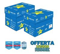 Carta A4 Golden Star 500 fogli 75 gr • 1 / 2 / 5 / 10 risma