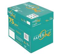 Carta A4 PaperOne 75gr High Performance, Confezione da 5 risme da 500 Fogli l'una - tot. 2.500 fogli - ideale per tutte le Stampanti e Fotocopiatrici da ufficio e casa - Ultra Bianca