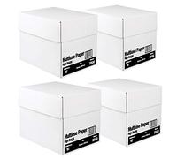 Carta A4 per ufficio, Formato A4, 75 gr, Confezione da 20 risme da 500 Fogli