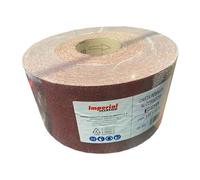 CARTA ABRASIVA 'E 28' Grana 80 - rotolo mm 120x50 mt - 50 metrilineari- IMPER...