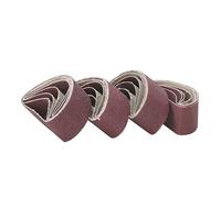 Carta abrasiva for levigatrice a nastro, 10 pezzi di nastri abrasivi 25x762 mm, a abrasivo, strumenti for la molatura e lucidatura, grana 40~1000(40#)