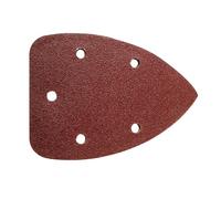 Carta abrasiva, pattini per levigatura, 20 x carta vetrata abbinata adesiva, carta vetrata per levigatrice al dettaglio, assortimento di carta vetrata triangolare da 5,51 pollici, carta vetrata per