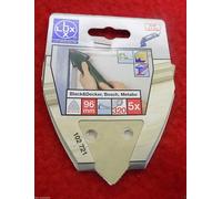 Carta Abrasiva per Black&decker Bosch Metabo Triangolari 320 Grana 96 MM Lux