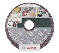 Bosch 5 Fogli Abrasivi Bluemetal Senza Fori, G 80 125 mm