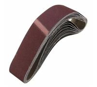 Carta Abrasiva Per Levigatrice 5 pezzi nastri abrasivi cintura 60/80/100/120/150/180/240/320/400/600/800/1000 grane levigatrice for legno utensili ossido di alluminio 50x686 mm(60 Grit)