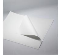 Carta ADESIVA A4 TRASPARENTE o BIANCO LUCIDO stampa laser fogli PVC VINILE