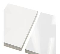 Carta adesiva in vinile opaco A4 da 50 fogli, etichette adesive impermeabili for stampa a getto d'inchiostro(50 Sheets Glossy)