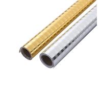 Carta Adesiva Metallo 60CM a Righe Effetto Acciaio Inox, Carta Autoadesiva Impermeabile da Applicare su Elettrodomestici da Cucina come Stufa, Frigo, Lavastoviglie e Coprifri(Size:1000CM,Color:Silver)
