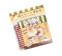 Carta adesiva per appunti, 42 fogli scrivibili con cartoni animati, adesivi decorativi per scrapbooking, diari, planner, album fotografici, pianificazione di libri adesivi scrivibili