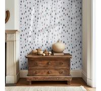 Carta Adesiva per Mobili Snowman Albero Grigio Adesivi Murali Non Tessut Carta da Parati Cucina Adesiva Muro Parato Adesivo per Parete Autoadesiva Wallpaper Soggiorno Wall Sticker 45x200cm/2 roll