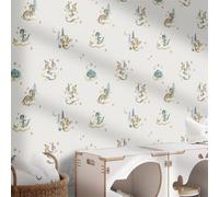 Carta Adesiva per Mobili Stelle Gialle Nuvole Carta da Parati Adesiva Muro Moderna Impermeabile Autoadesiva per Soggiorno Camera Da Letto Sfondo Porta Cucina Armadio 38.6x120.6 cm