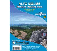 Carta Alto Molise. Sentiero trekking Italia