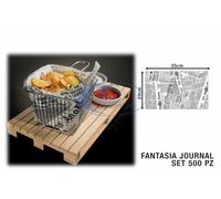 CARTA ANTIGRASSO BIANCA CM.20X35 SET 500 PEZZI LE CARTINE