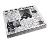 Carta antigrasso, formato 28 x 34 cm, scatole da 3000 pezzi, "Newspaper"