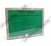 CARTA ARCHES AQUARELLE - BLOCCHI COLLATI 4 LATI - 300 g/mq GRANA FINE -VARIE D