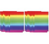 Carta arcobaleno, formato A4, 21 x 30 cm, 180 g, 10 fogli (Confezione da 2)