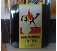 Carta aromatica Eritrea con scatola serigrafata in metallo (72 listellini cad.)