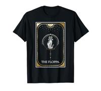 Carta Artistica con Gatto Tarocchi Floppa Mystic Kitty Fortune Teller Maglietta