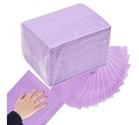 Carta assorbente per chiodatrici - 50 tappetini da tavolo impermeabili per manicure | asciugamani a 3 strati, assorbimento dei liquidi, tampone per la pulizia professionale per nail art e principianti