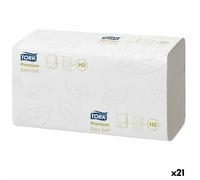 Carta assorbente per le mani Tork Pack Bianco (21 Unità )