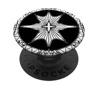 Carta astrologica - Per Guerrieri di Luce e Oscurità luminoso bg PopSockets PopGrip Adesivo