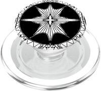 Carta astrologica - Per Guerrieri di Luce e Oscurità luminoso bg PopSockets PopGrip per MagSafe