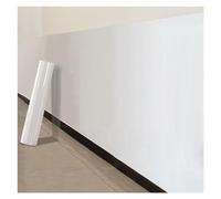 Carta autoadesiva per lavagna bianca- Lavagna elettrostatica cancellabile a secco su rotolo for ufficio, casa, aula, bianca, in diverse dimensioni(17.8x393.8IN(0.45x10m))