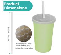 Carta Bere Cannucce Biodegradabile Eco Friendly 195mm Festa di Nozze Smoothie UK